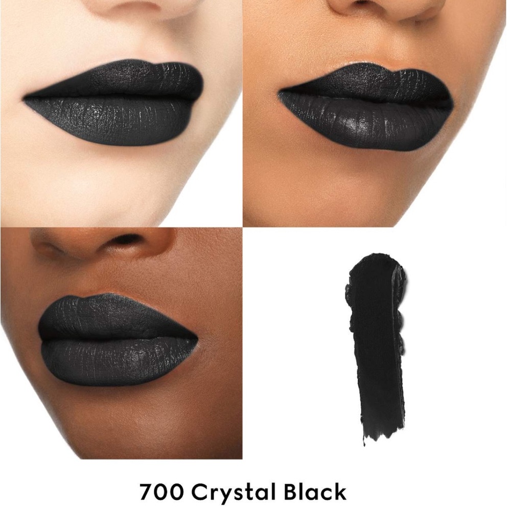 🆕GUCCI Long Lasting Satin Lipstick 700 Crystal Black